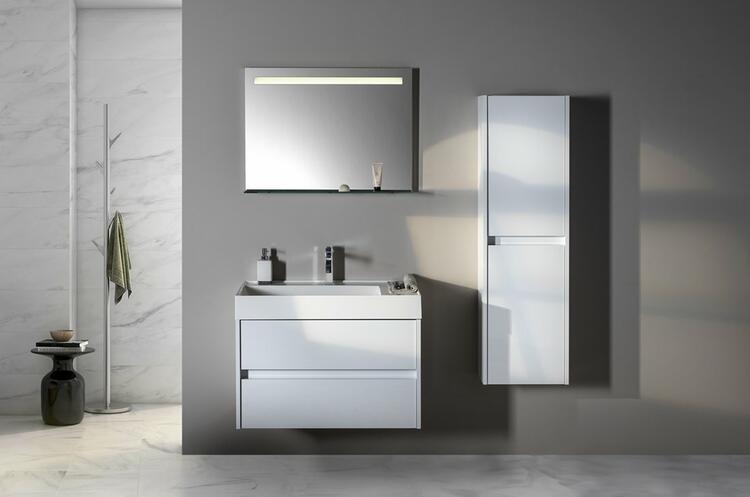 NIRONA umyvadlová skříňka 82x51,5x43 cm, dub Mocca