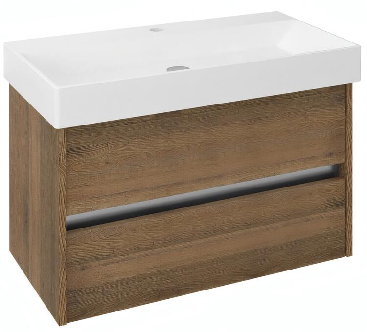 Umyvadlová skříňka 82×51,5×43 cm dub shewood – Sapho NIRONA