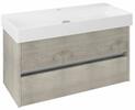 Umyvadlová skříňka 95×51,5×43 cm dub mocca – Sapho NIRONA NR100-1212