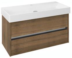 Umyvadlová skříňka 95×51,5×43 cm dub Sherwood – Sapho NIRONA NR100-1515 | Více -