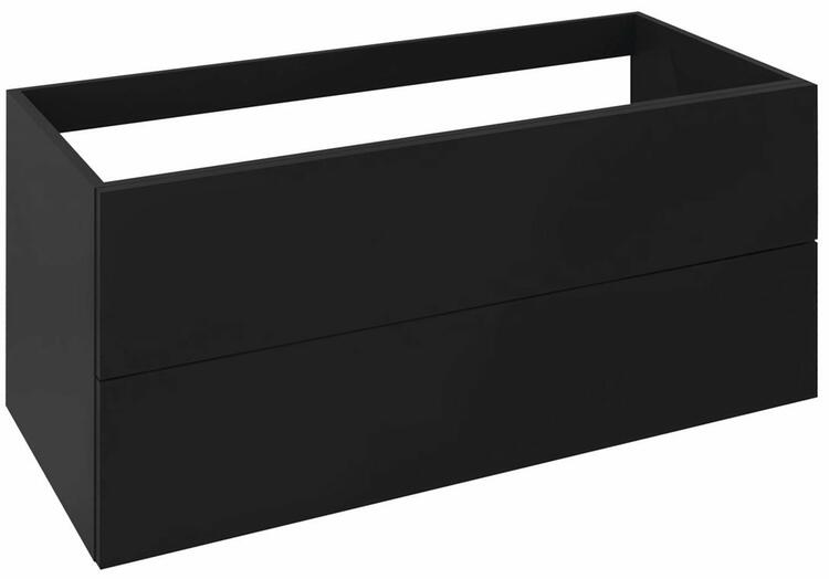 Umyvadlová skříňka 110×53×50,5 cm černá mat – Sapho TREOS TS110-3535