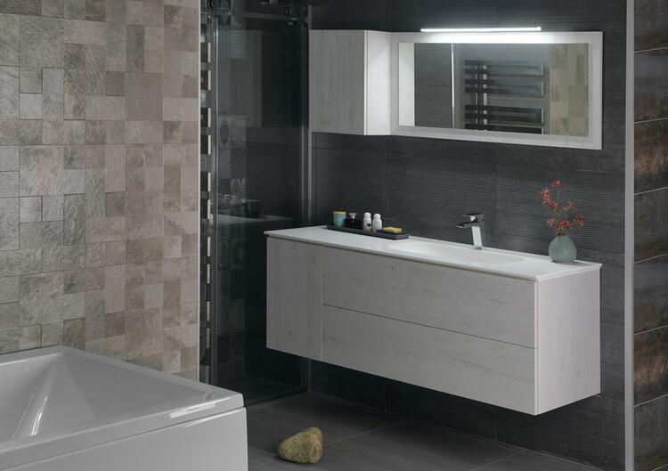 Umyvadlová skříňka 48×54×39 cm dub polar – Sapho TREOS TS110-1010
