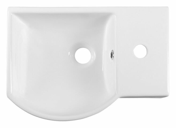 Umývátko 55 cm P bílá – Sapho Litos 4079