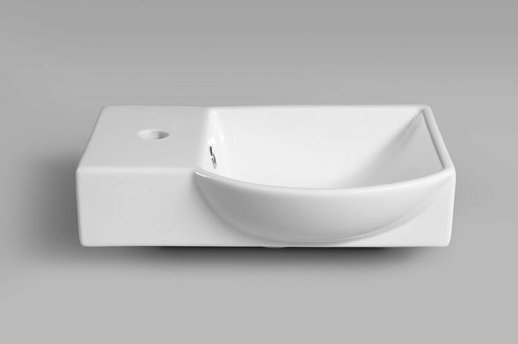 Umývátko 55 cm L bílá – Sapho Litos 4779