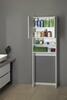 SIMPLEX ECO skříňka za pračku 63x25x190cm, bílá