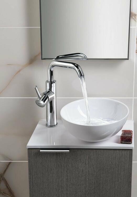 Umyvadlová skříňka 39,4×50×22 cm dub stříbrný – Sapho Latus X LT110-1111