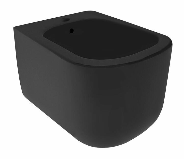 TRIBECA bidet závěsný 35x54cm, černá mat
