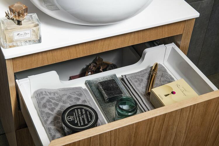 Umyvadlová skříňka 57×51,5×43 cm dub – Sapho FILENA FID1260D