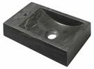 Kamenné umývátko 40 cm L antracit – Sapho Blok 2401-38