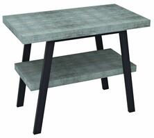 TWIGA umyvadlový stolek 80x72x50 cm, černá mat/aquamarine | Více - 
