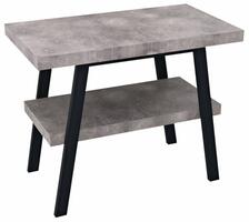 TWIGA umyvadlový stolek 90x72x50 cm, černá mat/cement | Více - 
