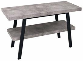 TWIGA umyvadlový stolek 110x72x50 cm, černá mat/cement | Více - 