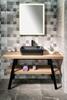 Umyvadlový stolek 110×72×50 cm černá mat old wood – Sapho TWIGA VC453-110-8