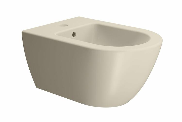 PURA bidet závěsný, 36x55cm, creta mat