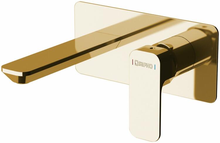 Umyvadlová podomítková baterie zlato – Sapho SPY PY08/17