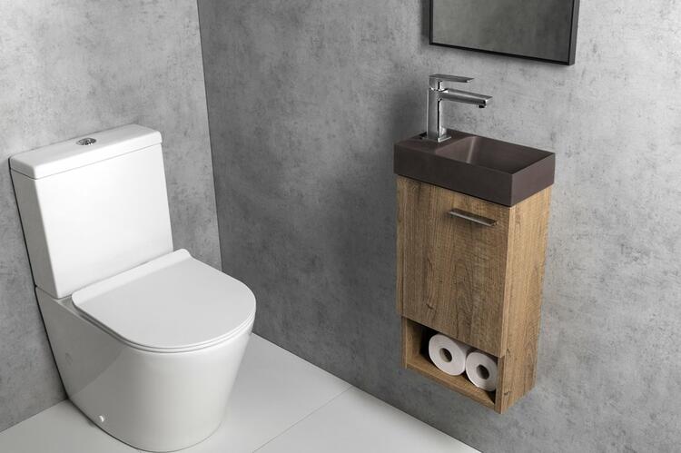 Umyvadlová skříňka 30×53×16,5 cm dub polar – Sapho LATUS LT711-1010