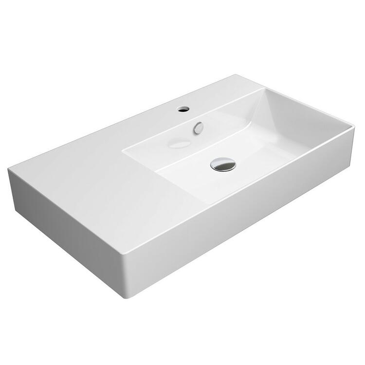 Keramické umyvadlo 80x47 cm bílá - GSI Kube X 9457111