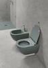 PURA bidet závěsný, 36x55cm, agave mat