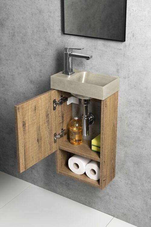 Umyvadlová skříňka 30×53×16,5 cm dub Sherwood – Sapho LATUS LT711-1515