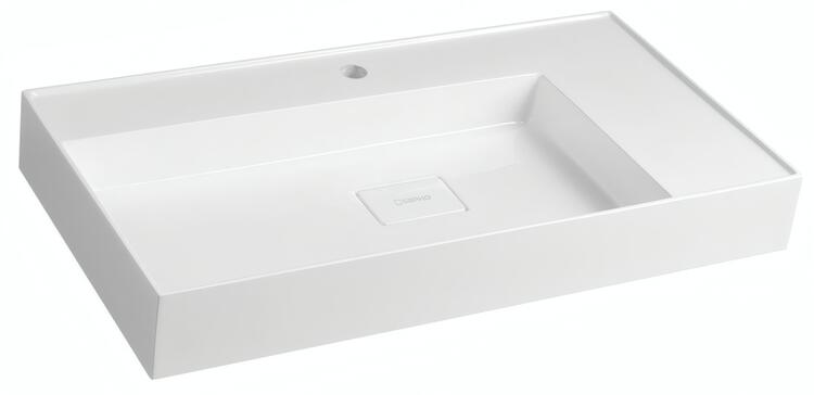 Mramorové umyvadlo 83×44 cm bílá - GODIVA GU083L