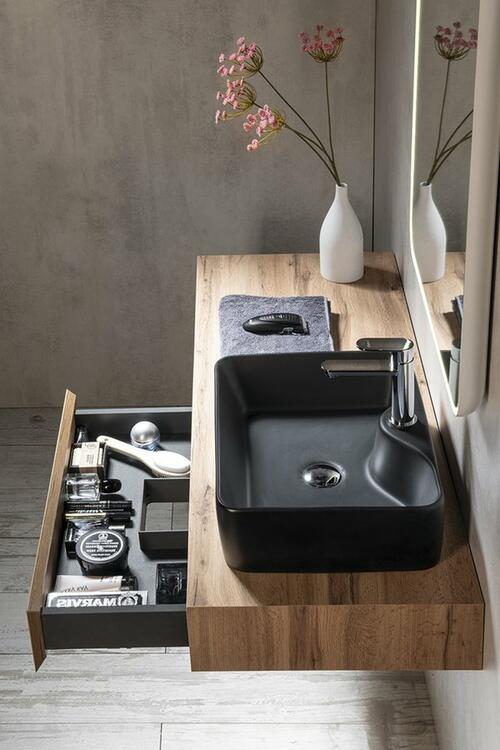 Umyvadlová skříňka 120×14×48 cm dub – Sapho MORIAN MR113