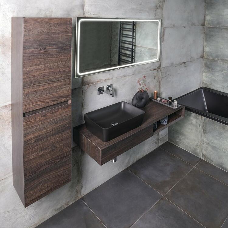 Vysoká skříňka dub - SAPHO MORIAN MR189