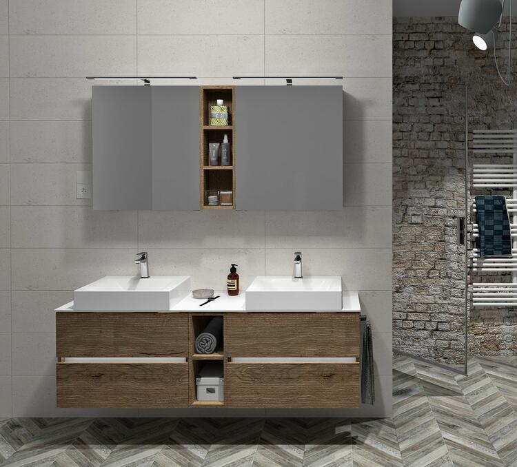 Umyvadlová skříňka 67×50×43,5 cm jilm bardini – Sapho ODETTA DT070-1313