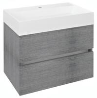 Umyvadlová skříňka 67×50×43,5 cm dub stříbrný – Sapho ODETTA DT070-1111 | Více -