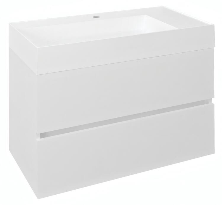 Umyvadlová skříňka 82×50×43,5 cm bílá lesk – Sapho ODETTA DT085-3030