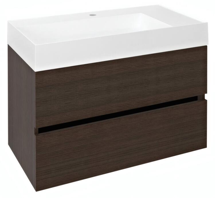 Umyvadlová skříňka 82×50×43,5 cm borovice rustik – Sapho ODETTA DT085-1616