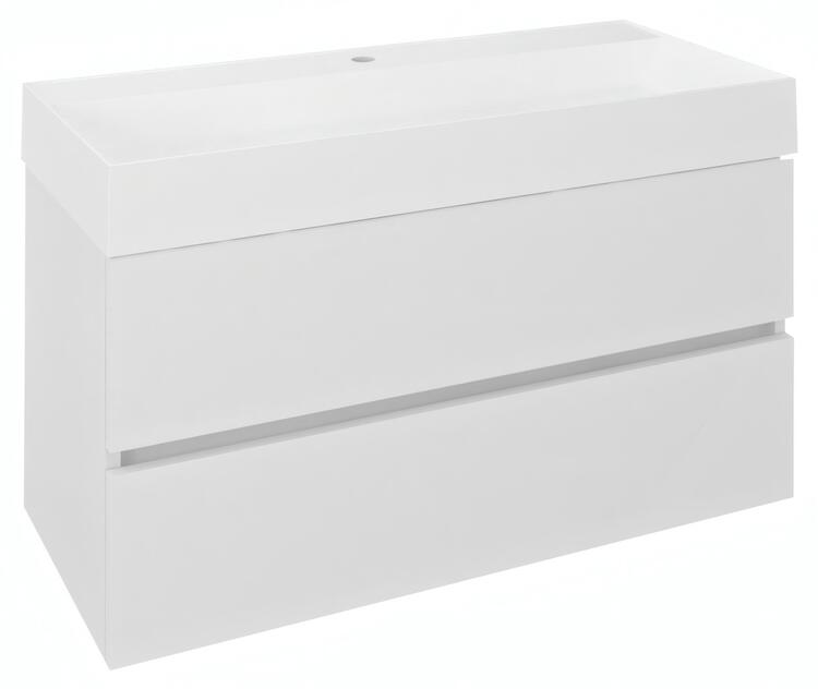 Umyvadlová skříňka 95×50×43,5 cm bílá lesk – Sapho ODETTA DT100-3030