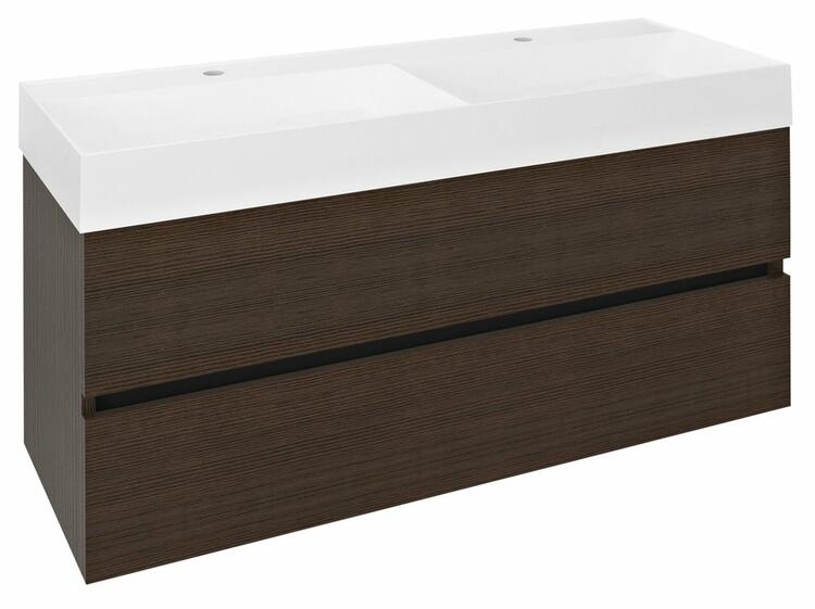 Umyvadlová skříňka 118×50×43,5 cm borovice rustik – Sapho ODETTA DT120-1616