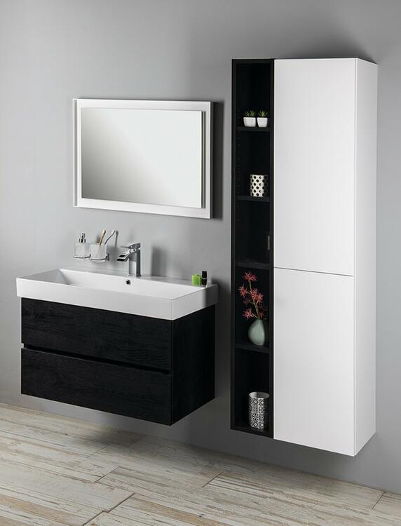 Skříňka s dvířkami 35×172×32 cm L/P bílý lesk – Sapho Espace ESC230-3030