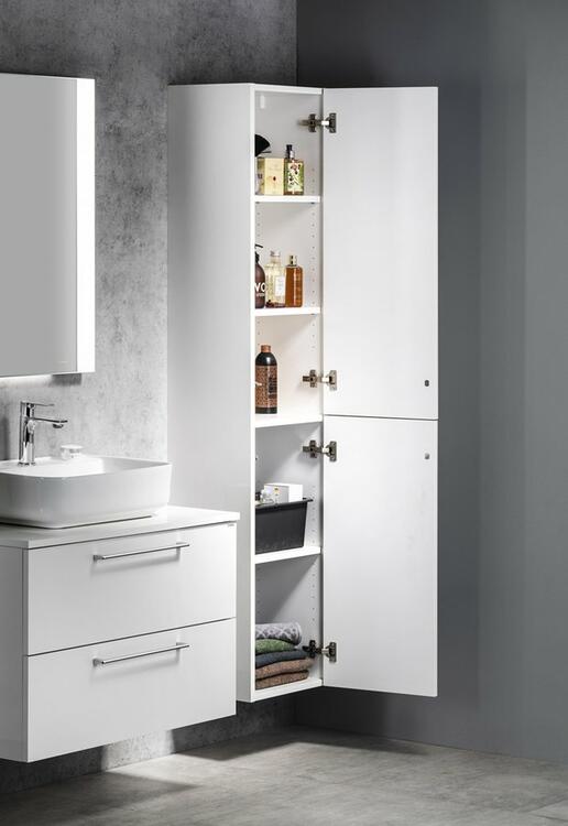 Skříňka s dvířkami 35×172×32 cm L/P černá mat – Sapho Espace ESC230-3535