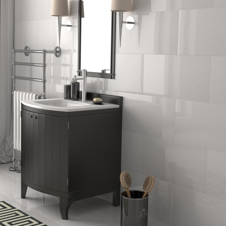 Obklad do koupelny nebo kuchyně jednobarevný White Glossy 30x60 cm 1. jakost