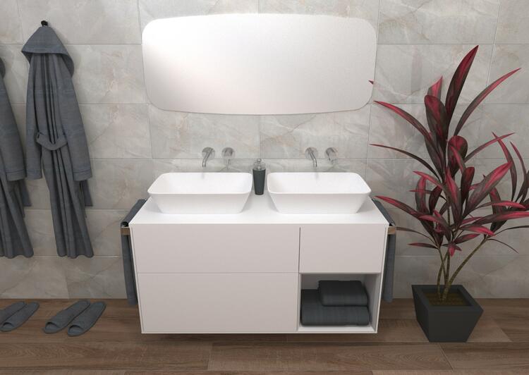 Obklad do koupelny nebo kuchyně v imitaci mramoru Arch Light Grey 30x60 cm 1. jakost