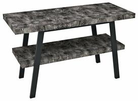 TWIGA umyvadlový stolek 110x72x50 cm, černá mat/štípaný kámen | Více - 