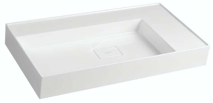 Umyvadlo bez otvoru 83×44 cm bílá – Sapho GODIVA GU083L-0