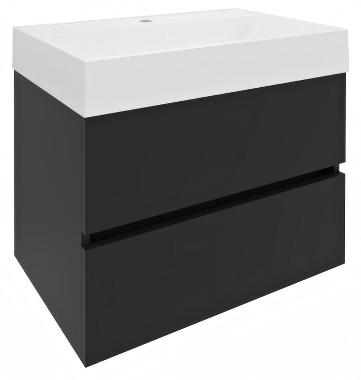 Umyvadlová skříňka 67×50×43,5 cm antracit mat – Sapho ODETTA DT070-3434
