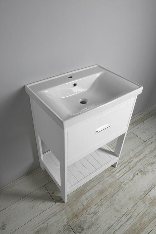 Koupelnová umyvadlová skříňka bílá - Aqualine ETIDE ET615