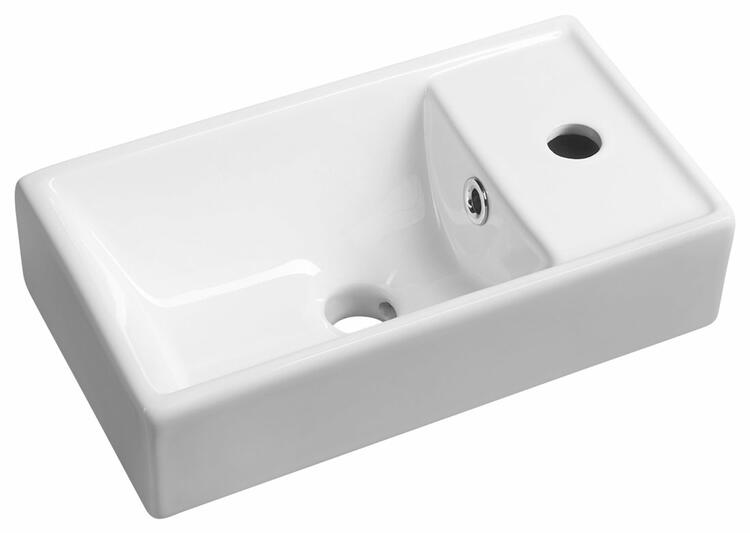 Umývátko 40 cm P bílá – Sapho Minos 4059