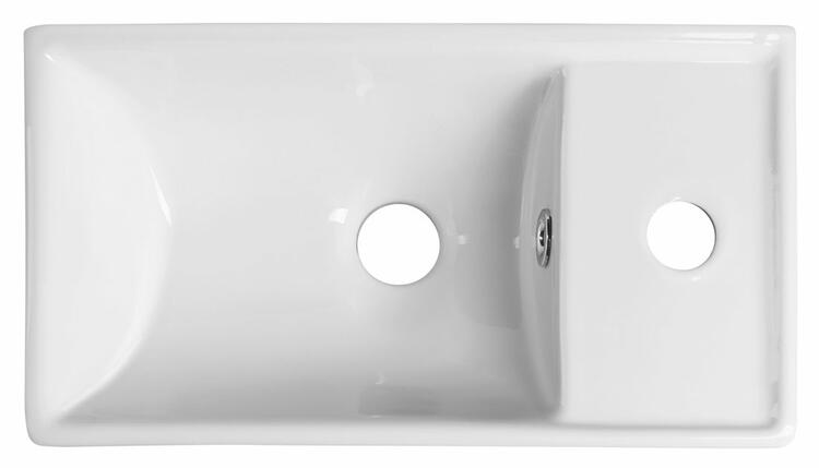 Umývátko 40 cm P bílá – Sapho Minos 4059