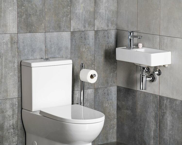 Umývátko 40 cm L bílá – Sapho Minos 4759