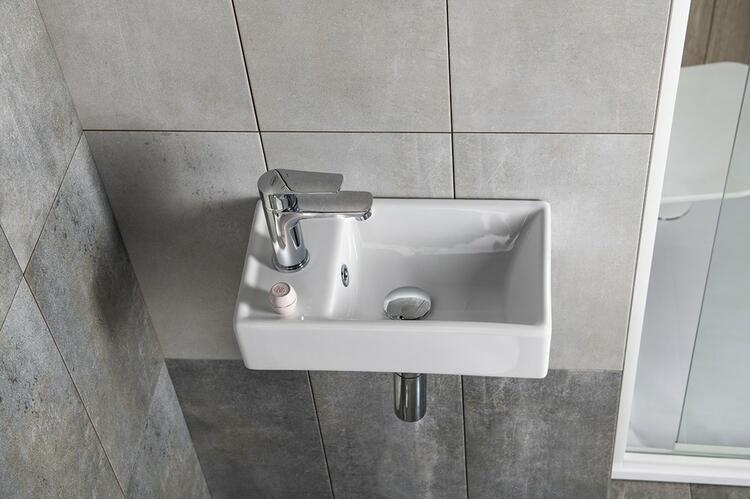 Umývátko 40 cm L bílá – Sapho Minos 4759