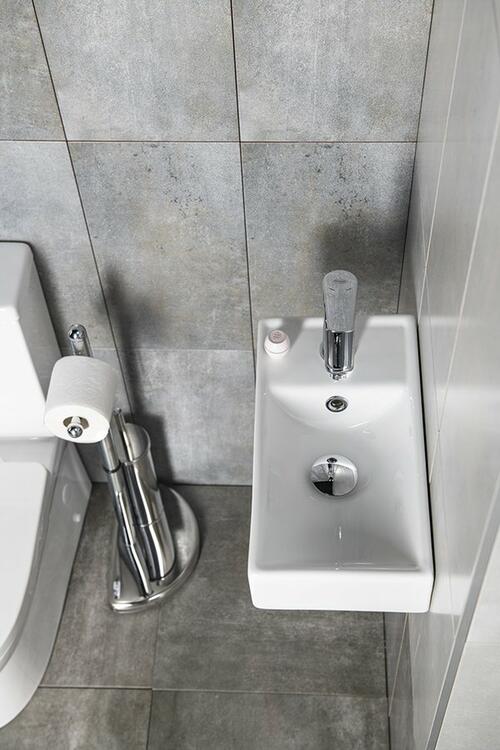 Umývátko 40 cm L bílá – Sapho Minos 4759