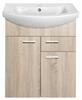 Umyvadlová skříňka 61,5×74×32 cm dub platin – Aqualine Zoja 51165