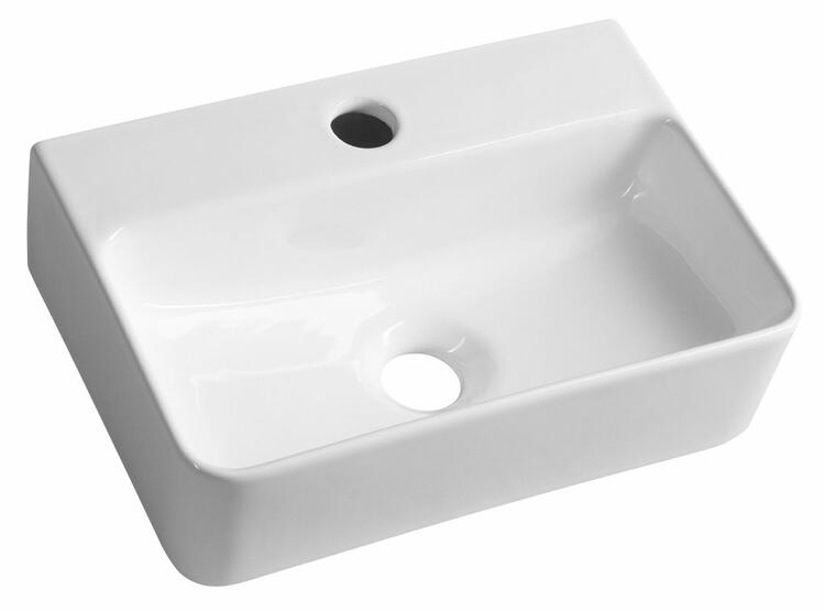 GERDA keramické umývátko, 36x25cm, bílá