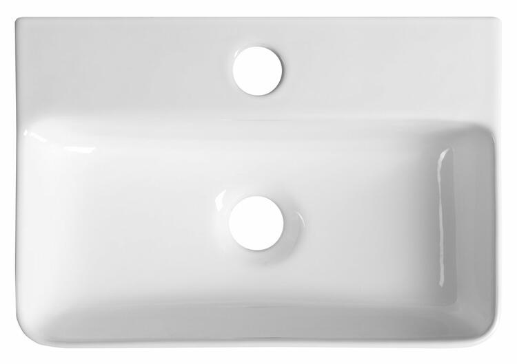 GERDA keramické umývátko, 36x25cm, bílá