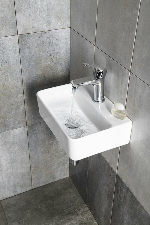 GERDA keramické umývátko, 36x25cm, bílá