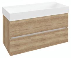 Umyvadlová skříňka 95×50×43,5 cm dub Alabama – Sapho ODETTA DT100-2222 | Více -